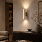 Yellow Travertine Wall Sconce