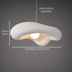Creamy Wabi Sabi Pendant Light