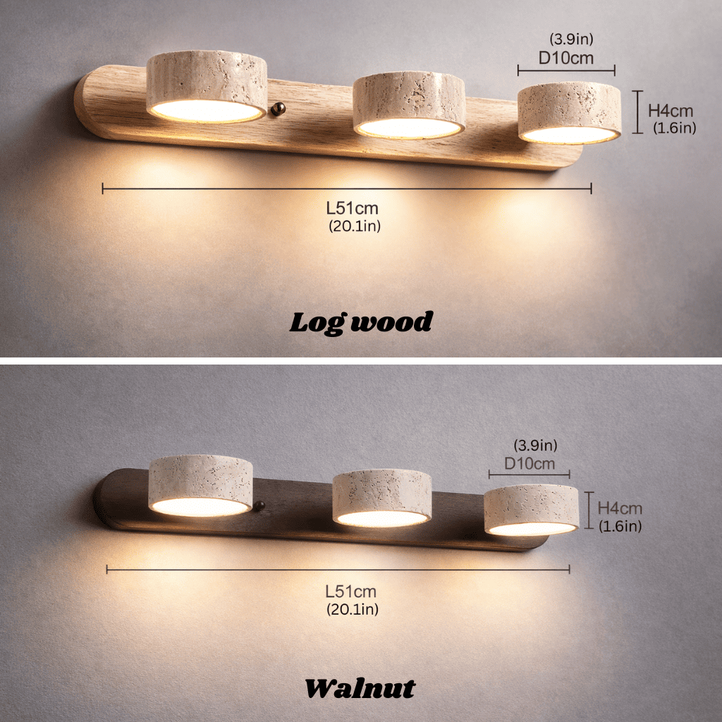 Natural Travertine Wall Light