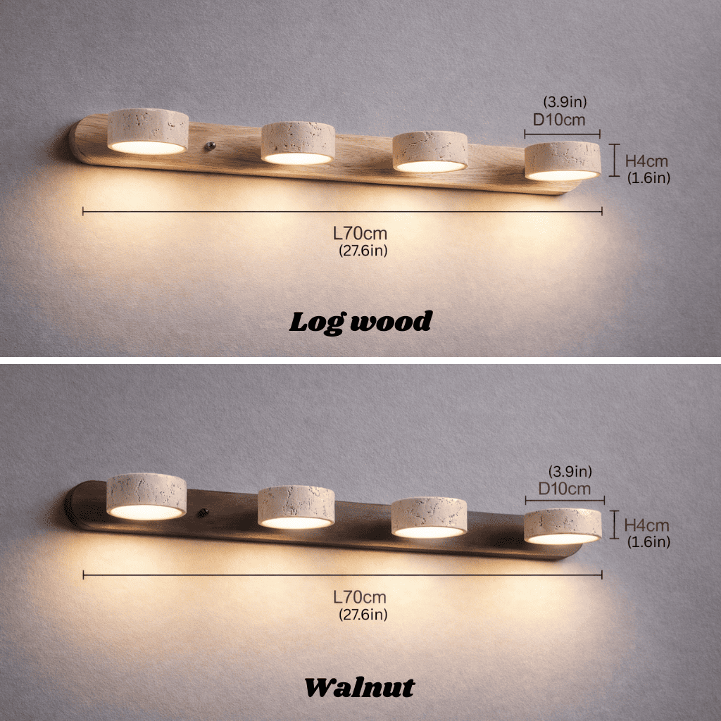 Natural Travertine Wall Light