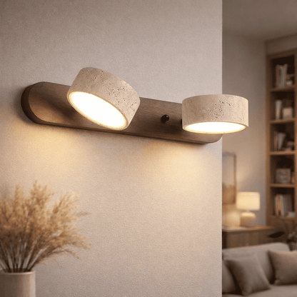 Natural Travertine Wall Light