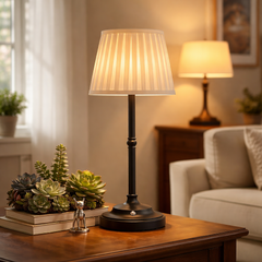 Cordless Fabric Table Lamp