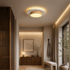 Round Stone Ceiling Light