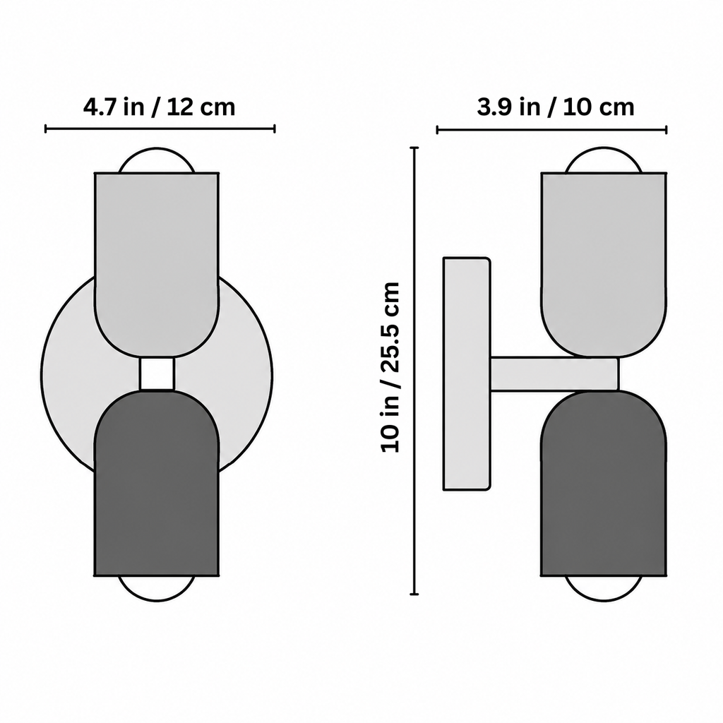 Nordic Double Head Wall Sconce