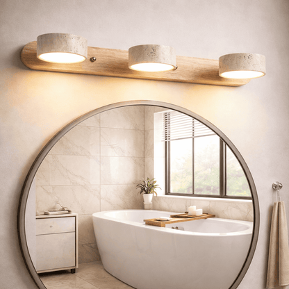 Natural Travertine Wall Light