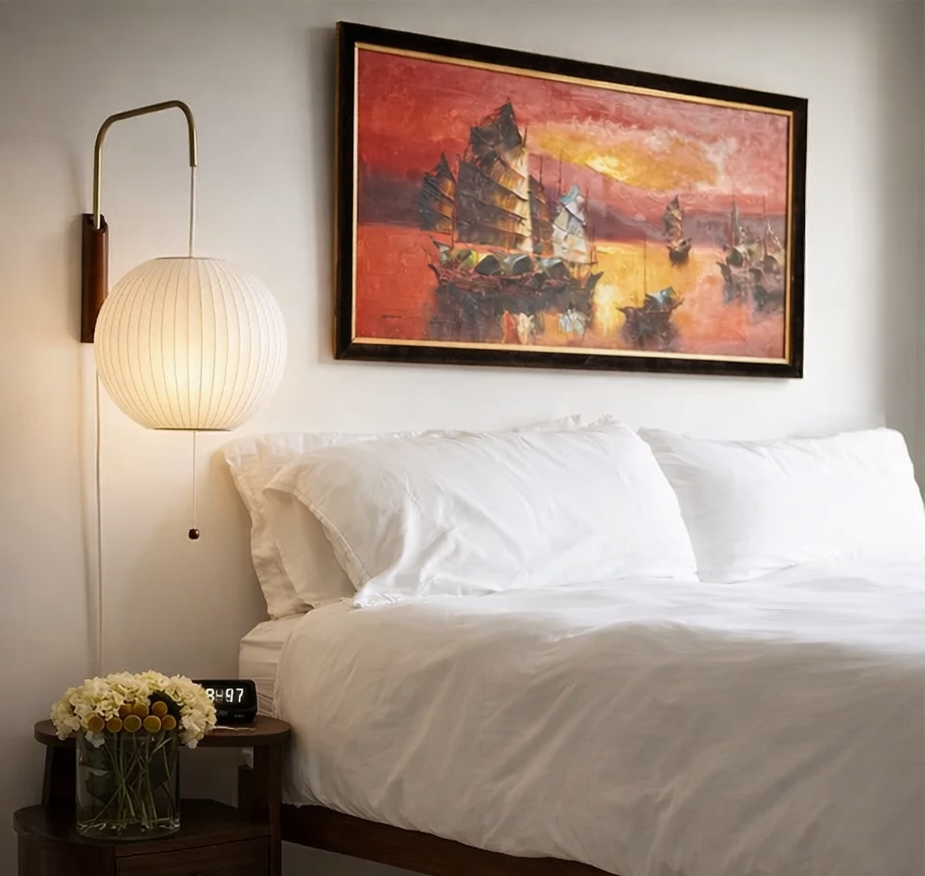 Modern Silk Wall Lamp