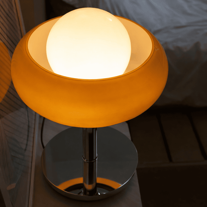 Egg Tart Glass Table Lamp