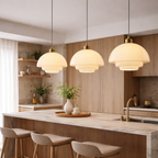 Milk Glass Pendant Light