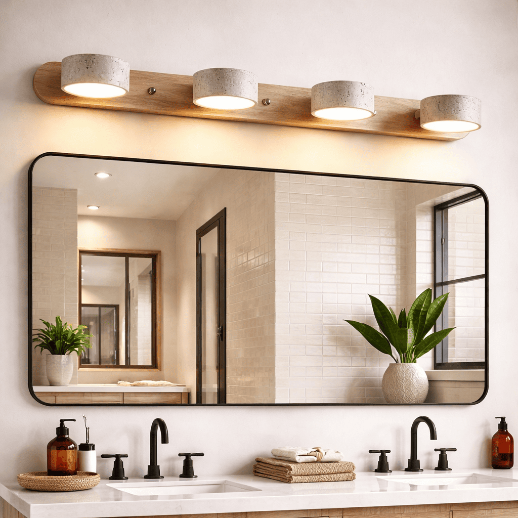 Natural Travertine Wall Light