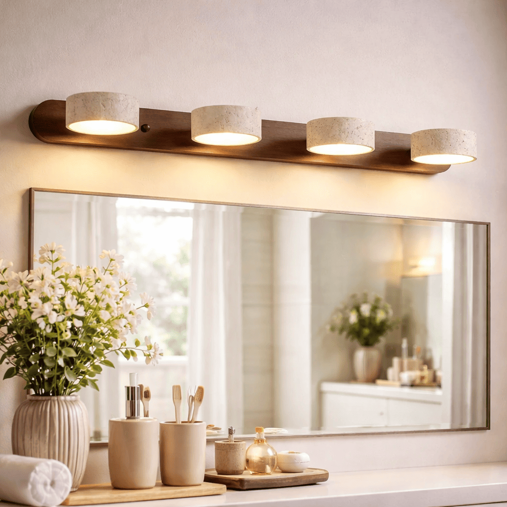 Natural Travertine Wall Light