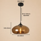 Color Glass Pendant Light