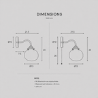 Glass Ball Wall Light Fixtures