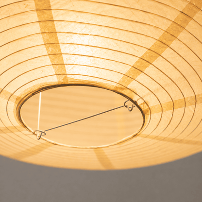 Suspension Ovale en Papier de Riz