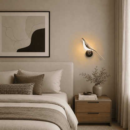 Golden Bird Wall Light