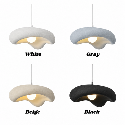Sculptural Wabi Sabi Pendant Light