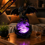 Gothic Dragon LED Crystal Ball Lamp