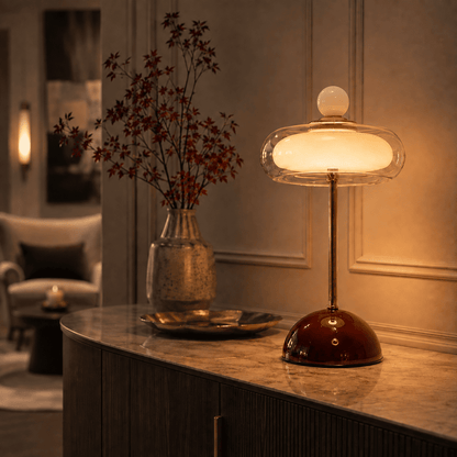 Memphis Postmodern Mushroom Lamp