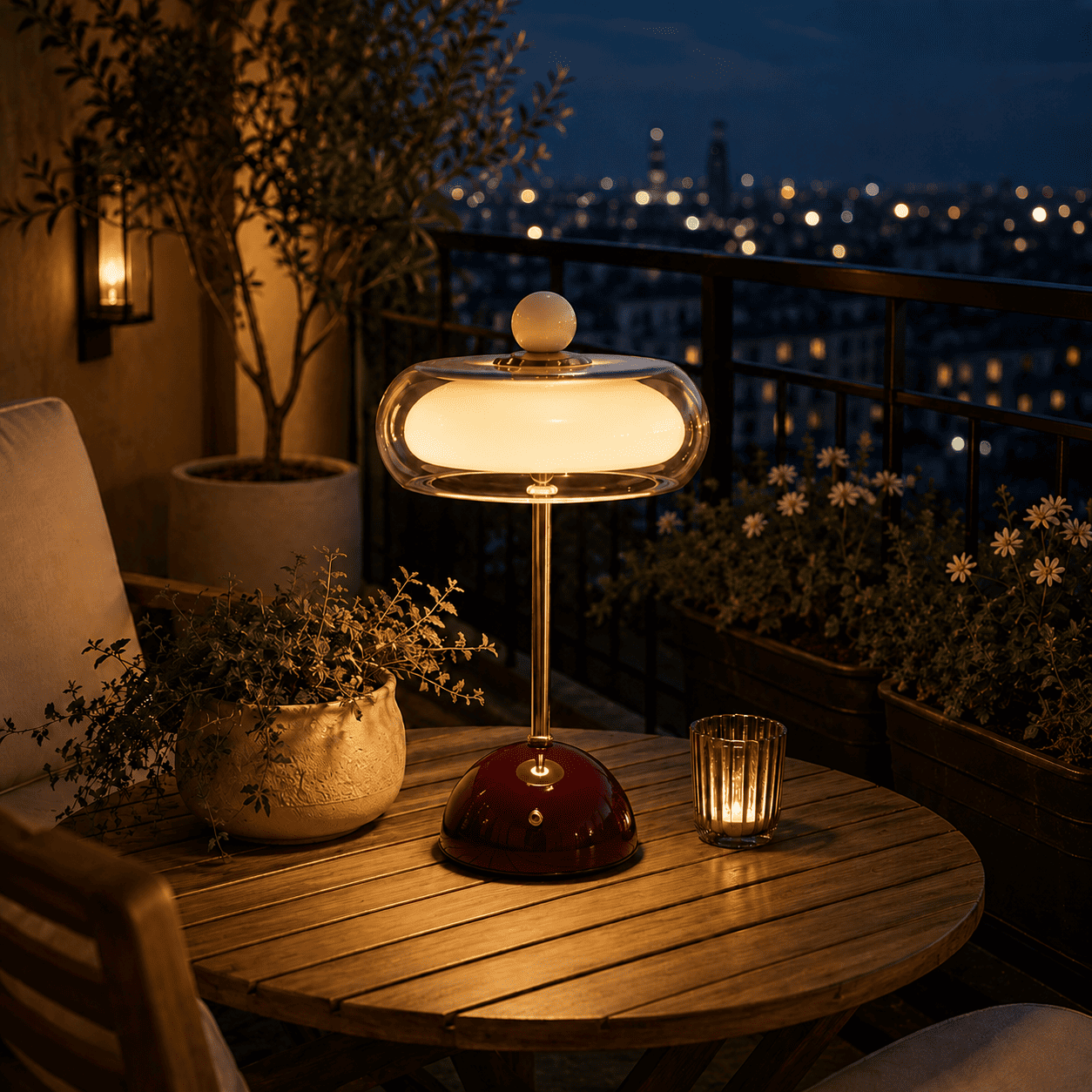 Memphis Postmodern Mushroom Lamp