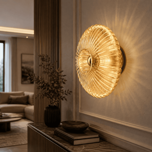 Retro Glass Wall Light