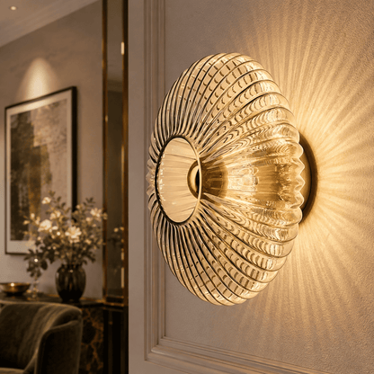 Retro Glass Wall Light