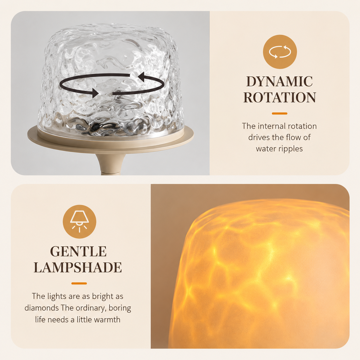 Water Ripple Effect Lamp