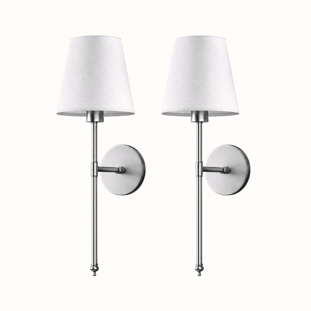 Battery Operated Peel & Stick Wall Sconces (Set of 2)