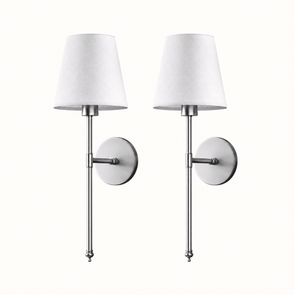 Battery Operated Peel & Stick Wall Sconces (Set of 2)
