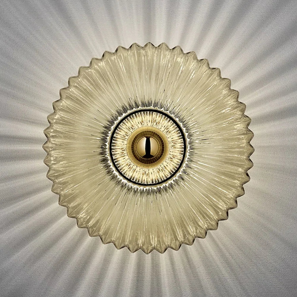 Retro Glass Wall Light