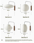 Modern Silk Cloth Wall Lamp