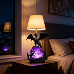 Gothic Dragon LED Crystal Ball Lamp