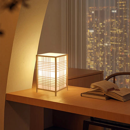 Japanische Bambus-Shoji-Lampe