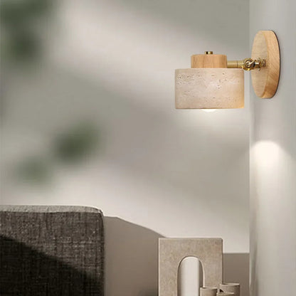 Elegant Stone Wall Sconce