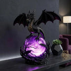 Gothic Dragon LED Crystal Ball Lamp