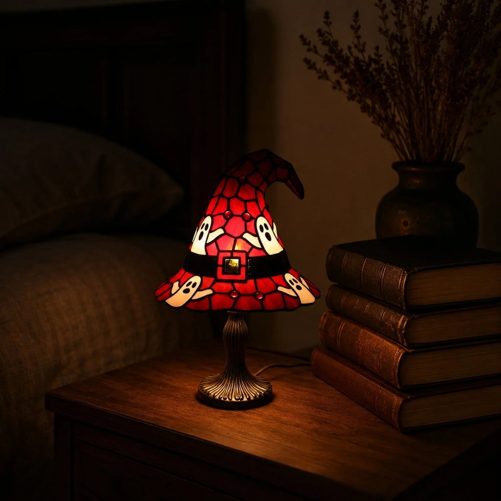🎃 Gothic Witch Hat Lamp