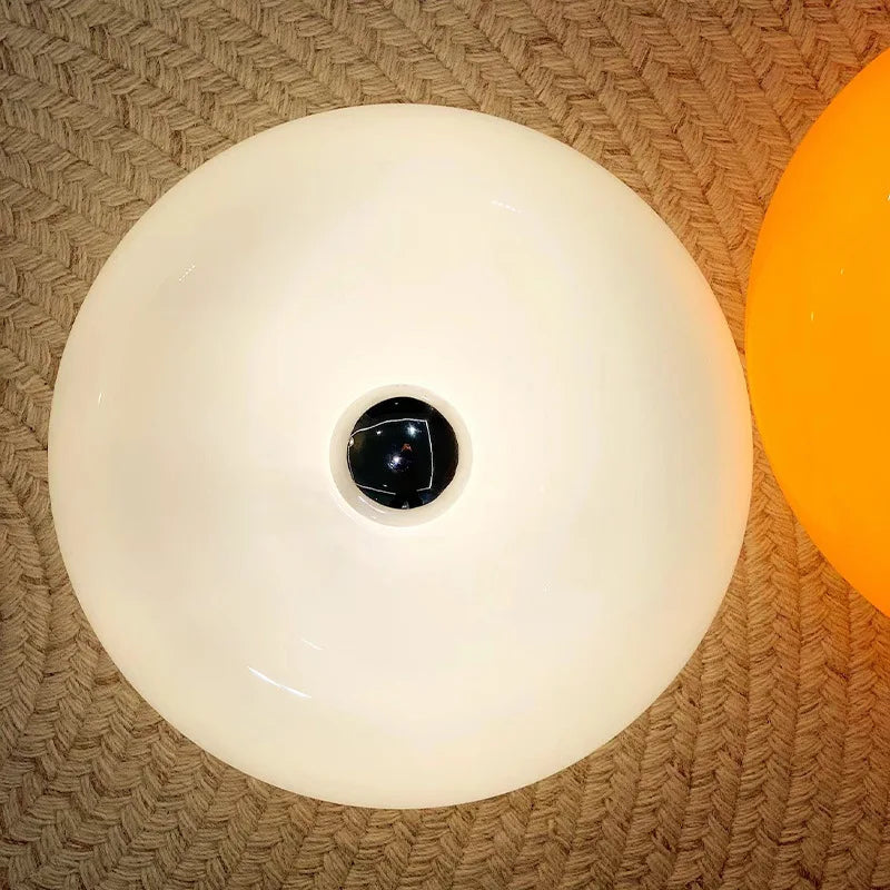 Modern Orange Donut Lamp