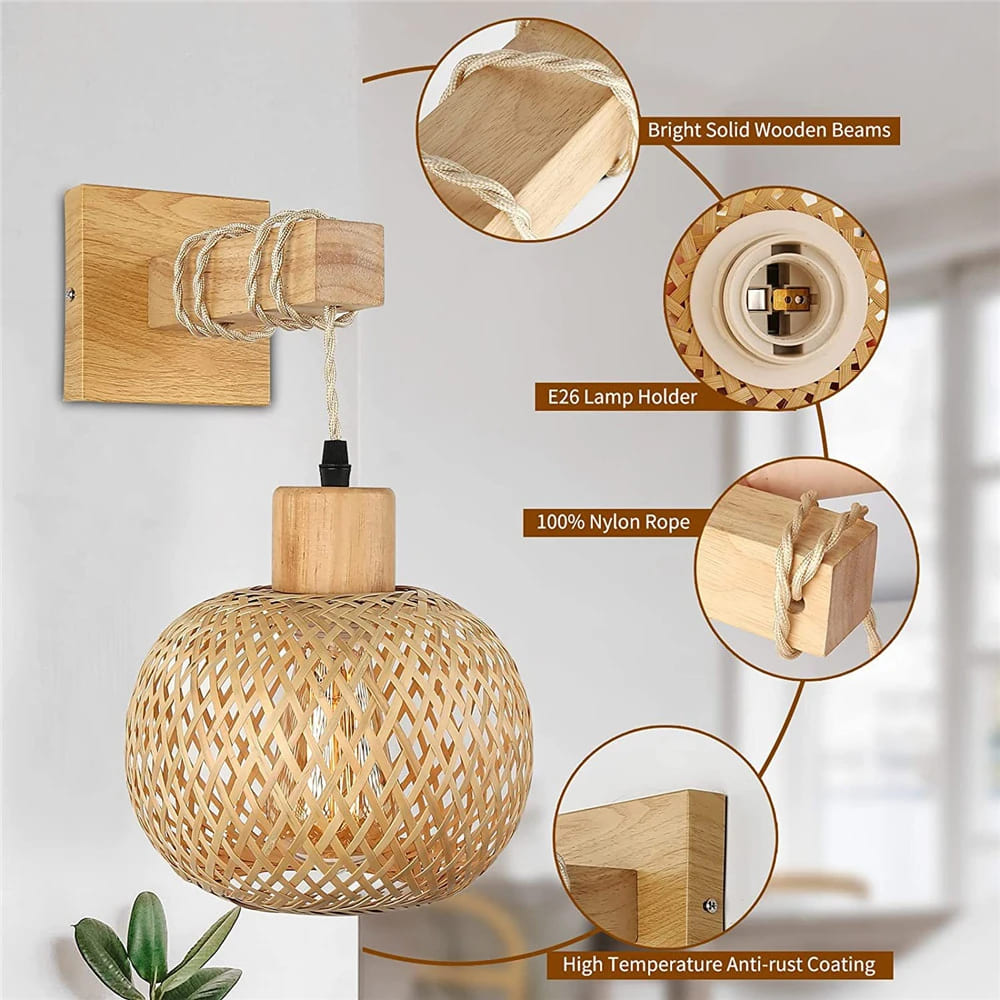 Farmhouse Rustic Wall Lamp