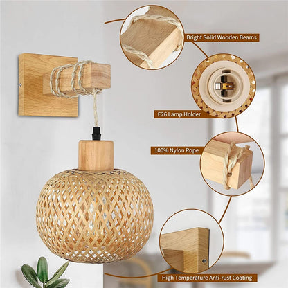 Farmhouse Rustic Wall Lamp