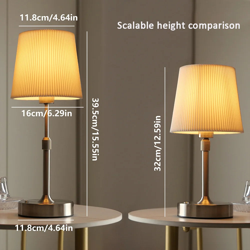 Cordless Table Lamp Height Adjustable