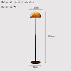 Orange Mushroom Floor Lamp