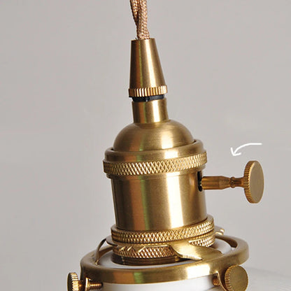 Brass lamp holder