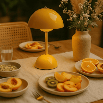 Lampe de table champignon rechargeable