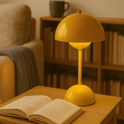 Lampe de table champignon rechargeable