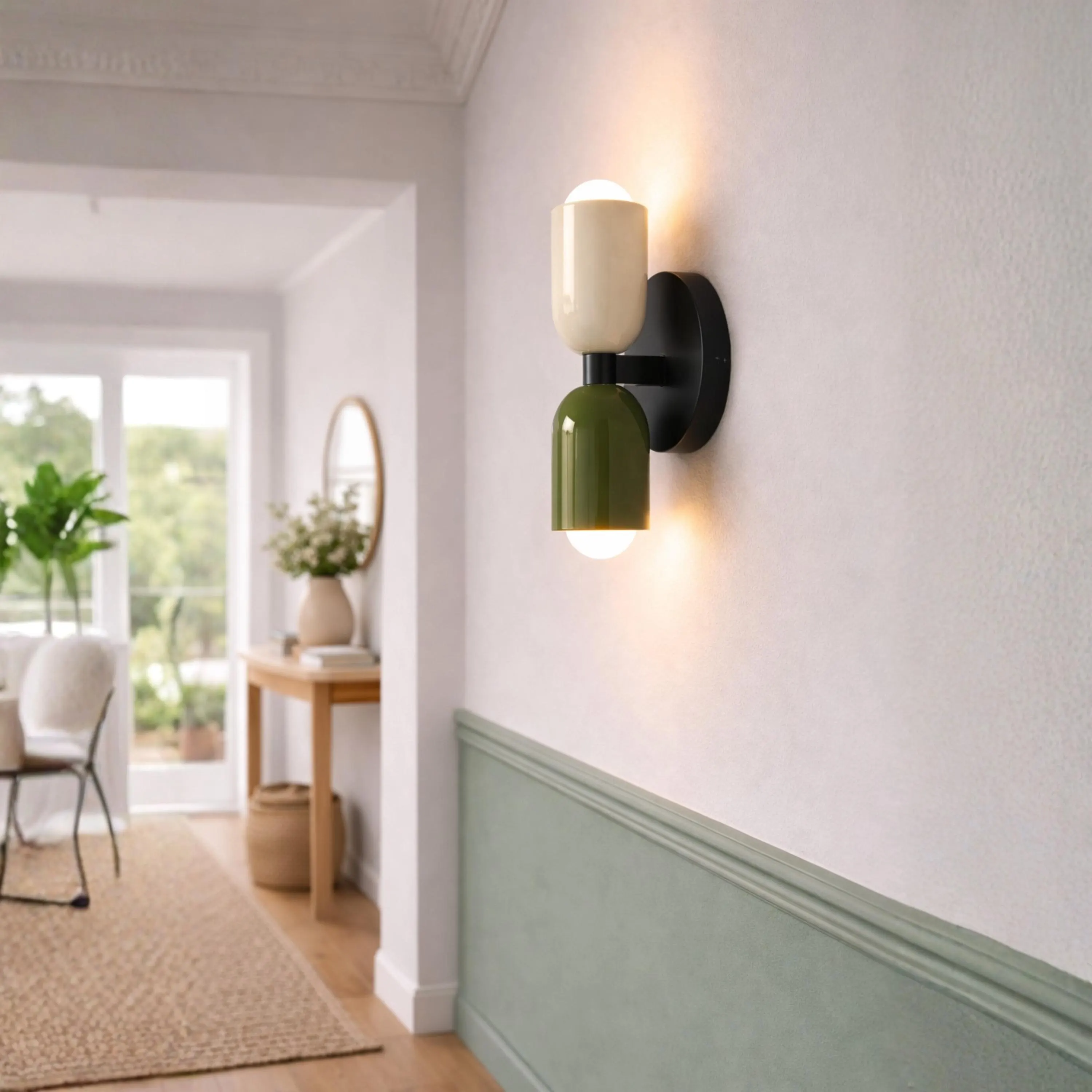 Nordic Double Head Wall Sconce