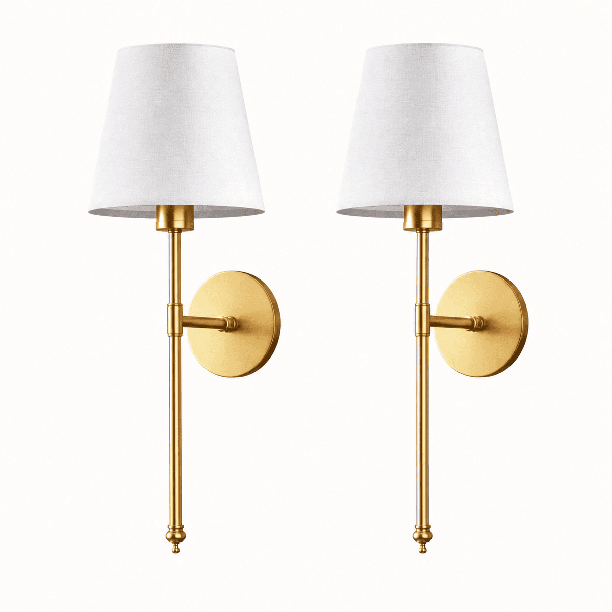 Battery Operated Peel & Stick Wall Sconces (Set of 2)