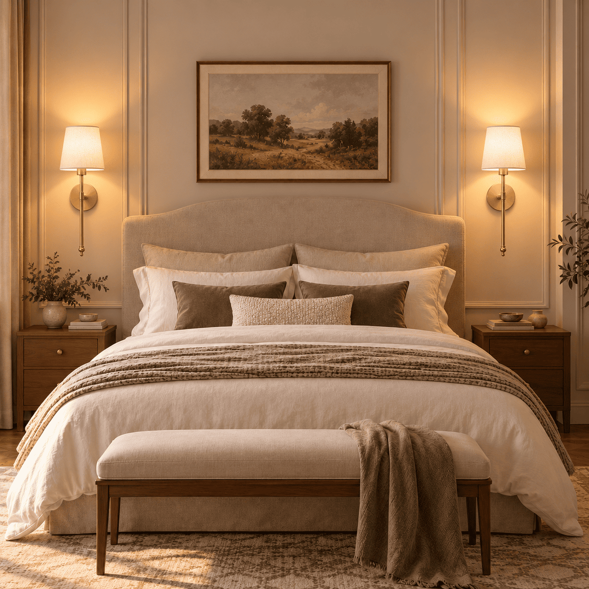 Battery Operated Peel & Stick Wall Sconces (Set of 2)
