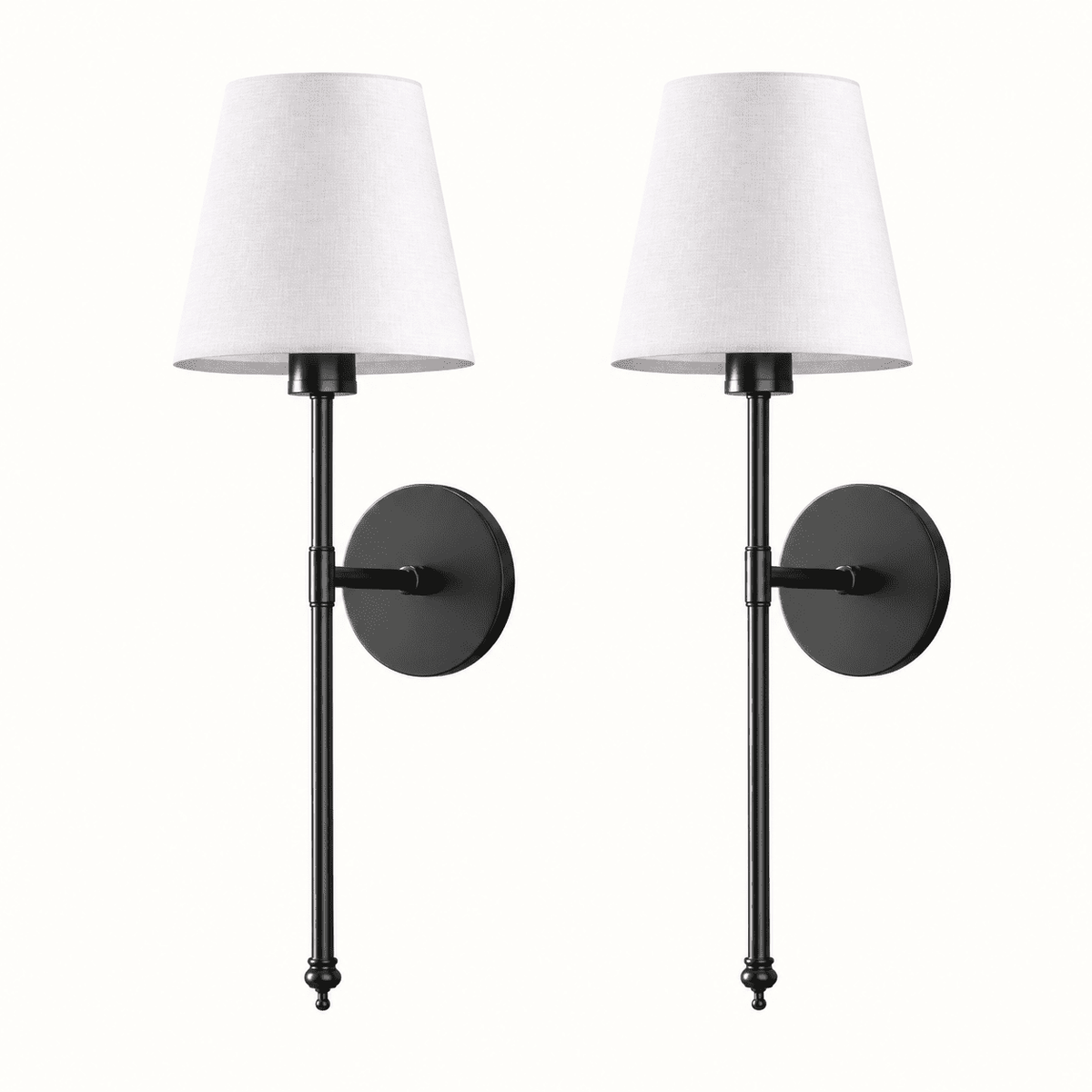 Battery Operated Peel & Stick Wall Sconces (Set of 2)