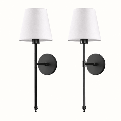 Battery Operated Peel & Stick Wall Sconces (Set of 2)