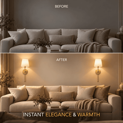 Battery Operated Peel & Stick Wall Sconces (Set of 2)
